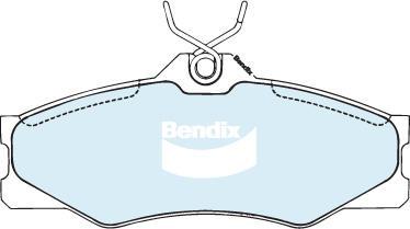 Bendix-AU DB1139 HD - Гальмівні колодки, дискові гальма autozip.com.ua
