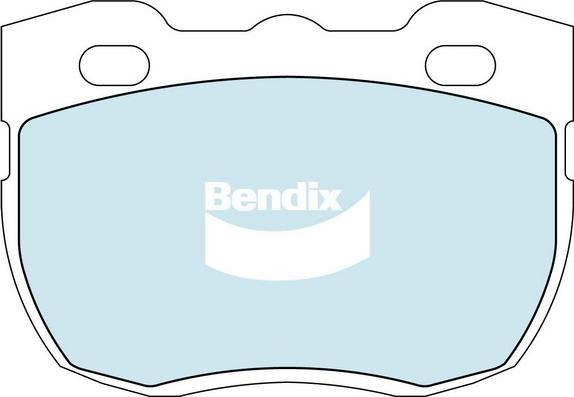 Bendix-AU DB1176 -4WD - Гальмівні колодки, дискові гальма autozip.com.ua