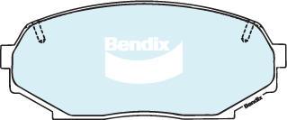 Bendix-AU DB1178 HD - Гальмівні колодки, дискові гальма autozip.com.ua