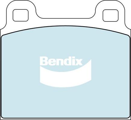 Bendix-AU DB11 GCT - Гальмівні колодки, дискові гальма autozip.com.ua