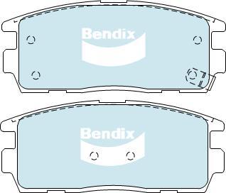 Bendix-AU DB1862 -4WD - Гальмівні колодки, дискові гальма autozip.com.ua