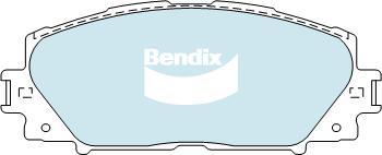 Bendix-AU DB1820 GCT - Гальмівні колодки, дискові гальма autozip.com.ua
