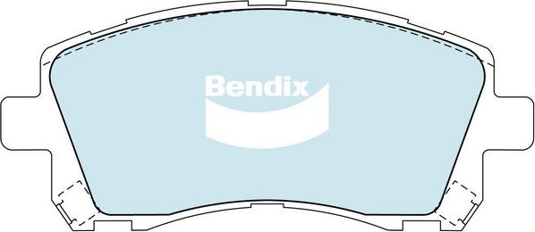 Bendix-AU DB1342 ULT - Гальмівні колодки, дискові гальма autozip.com.ua