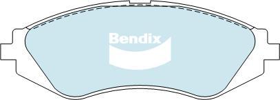 Bendix-AU DB1347 GCT - Гальмівні колодки, дискові гальма autozip.com.ua