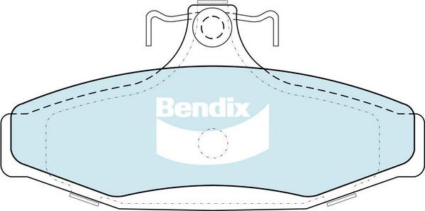 Bendix-AU DB1354 ULT - Гальмівні колодки, дискові гальма autozip.com.ua