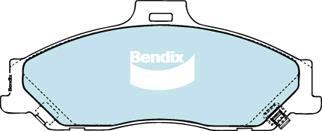 Bendix-AU DB1366 ULT4WD - Гальмівні колодки, дискові гальма autozip.com.ua