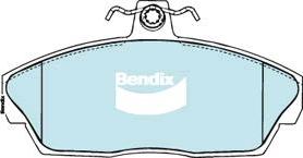 Bendix-AU DB1360 -4WD - Гальмівні колодки, дискові гальма autozip.com.ua