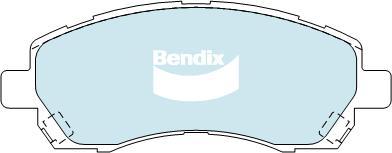 Bendix-AU DB1363 HD - Гальмівні колодки, дискові гальма autozip.com.ua