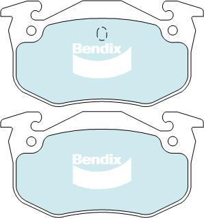 Bendix-AU DB1301 EURO+ - Гальмівні колодки, дискові гальма autozip.com.ua
