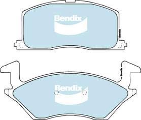 Bendix-AU DB1314 HD - Гальмівні колодки, дискові гальма autozip.com.ua