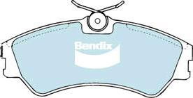 Bendix-AU DB1316 HD - Гальмівні колодки, дискові гальма autozip.com.ua