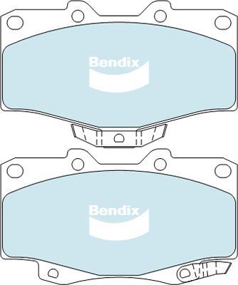 Bendix-AU DB1323 -4WD - Гальмівні колодки, дискові гальма autozip.com.ua