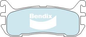 Bendix-AU DB1291 GCT - Гальмівні колодки, дискові гальма autozip.com.ua