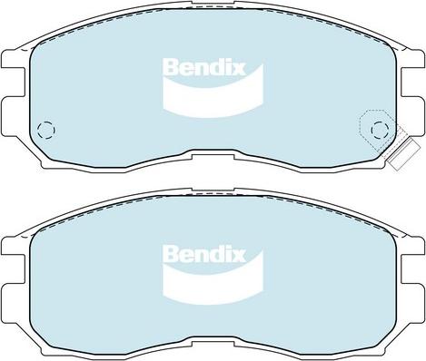 Bendix-AU DB1249 GCT - Гальмівні колодки, дискові гальма autozip.com.ua