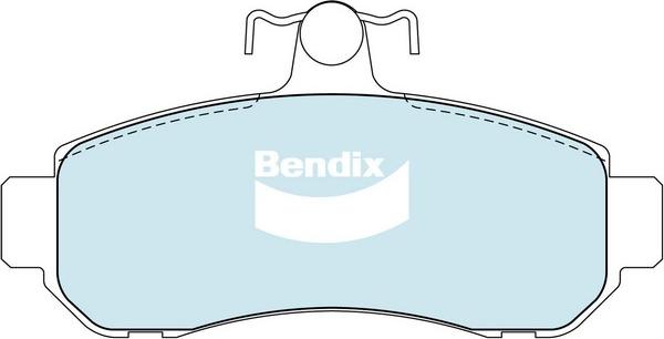 Bendix-AU DB1203 GCT - Гальмівні колодки, дискові гальма autozip.com.ua