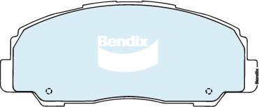 Bendix-AU DB1212 -4WD - Гальмівні колодки, дискові гальма autozip.com.ua