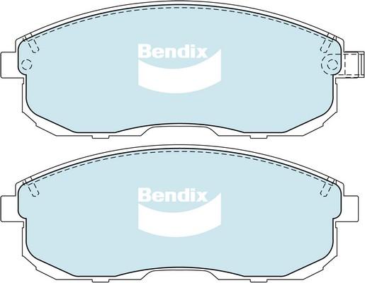 Bendix-AU DB1232 GCT - Гальмівні колодки, дискові гальма autozip.com.ua