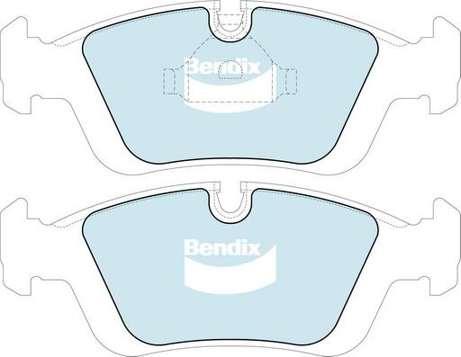 Bendix-AU DB1224 ULT - Гальмівні колодки, дискові гальма autozip.com.ua