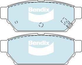 Bendix-AU DB1278 GCT - Гальмівні колодки, дискові гальма autozip.com.ua