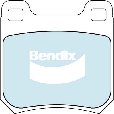 Bendix-AU DB1273 EURO+ - Гальмівні колодки, дискові гальма autozip.com.ua