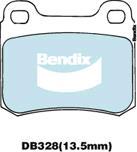 Bendix-AU DB328 EURO+ - Гальмівні колодки, дискові гальма autozip.com.ua