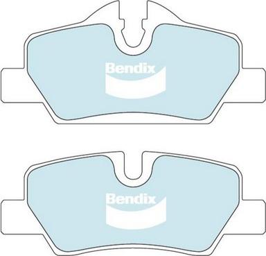 Bendix-AU DB2494 EURO+ - Гальмівні колодки, дискові гальма autozip.com.ua