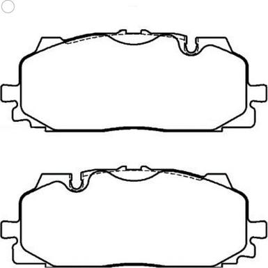 Bendix-AU DB2504 EURO+ - Гальмівні колодки, дискові гальма autozip.com.ua