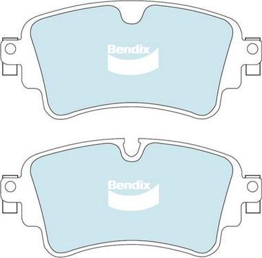 Bendix-AU DB2510 EURO+ - Гальмівні колодки, дискові гальма autozip.com.ua