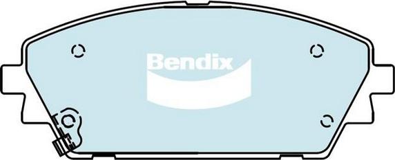 Bendix-AU DB2538 GCT - Гальмівні колодки, дискові гальма autozip.com.ua