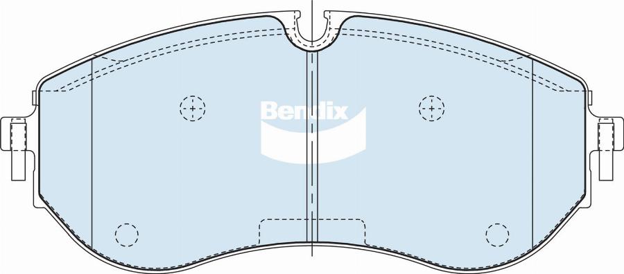 Bendix-AU DB2683 HD - Гальмівні колодки, дискові гальма autozip.com.ua