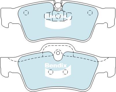 Bendix-AU DB2049 EURO+ - Гальмівні колодки, дискові гальма autozip.com.ua