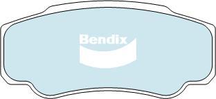 Bendix-AU DB2046 HD - Гальмівні колодки, дискові гальма autozip.com.ua