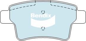 Bendix-AU DB2041 EURO+ - Гальмівні колодки, дискові гальма autozip.com.ua