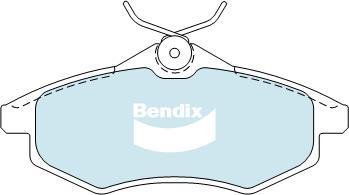 Bendix-AU DB2042 EURO+ - Гальмівні колодки, дискові гальма autozip.com.ua