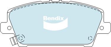Bendix-AU DB2047 HD - Гальмівні колодки, дискові гальма autozip.com.ua