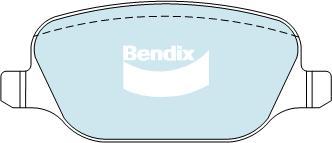 Bendix-AU DB2068 GCT - Гальмівні колодки, дискові гальма autozip.com.ua