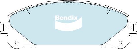 Bendix-AU DB2004 HD - Гальмівні колодки, дискові гальма autozip.com.ua