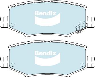 Bendix-AU DB2003 -4WD - Гальмівні колодки, дискові гальма autozip.com.ua
