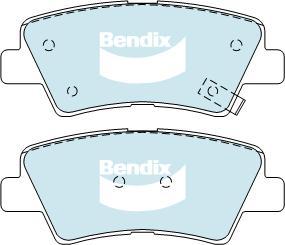 Bendix-AU DB2088 GCT - Гальмівні колодки, дискові гальма autozip.com.ua
