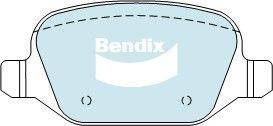 Bendix-AU DB2039 HD - Гальмівні колодки, дискові гальма autozip.com.ua