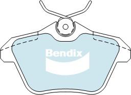 Bendix-AU DB2038 HD - Гальмівні колодки, дискові гальма autozip.com.ua