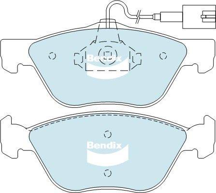 Bendix-AU DB2037 HD - Гальмівні колодки, дискові гальма autozip.com.ua