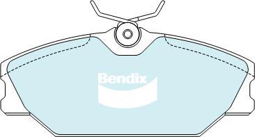 Bendix-AU DB2029 EURO+ - Гальмівні колодки, дискові гальма autozip.com.ua