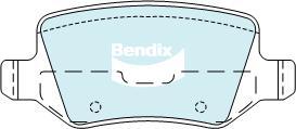 Bendix-AU DB2020 EURO+ - Гальмівні колодки, дискові гальма autozip.com.ua