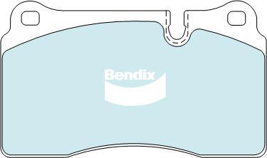 Bendix-AU DB2073 HD - Гальмівні колодки, дискові гальма autozip.com.ua
