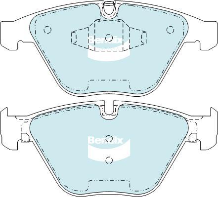 Bendix-AU DB2194 EURO+ - Гальмівні колодки, дискові гальма autozip.com.ua