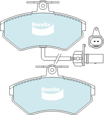 Bendix-AU DB2193 EURO+ - Гальмівні колодки, дискові гальма autozip.com.ua