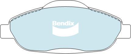 Bendix-AU DB2119 EURO+ - Гальмівні колодки, дискові гальма autozip.com.ua