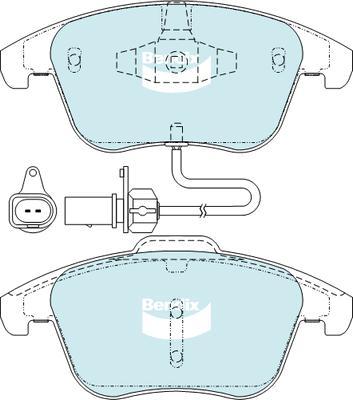 Bendix-AU DB2184 EURO+ - Гальмівні колодки, дискові гальма autozip.com.ua