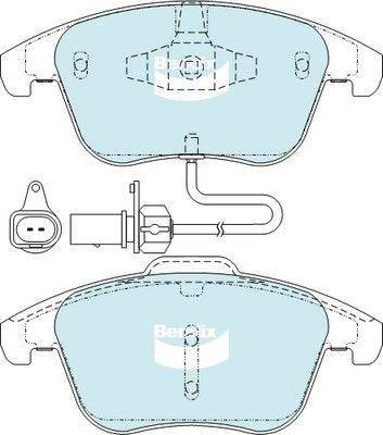 Bendix-AU DB2184 HD - Гальмівні колодки, дискові гальма autozip.com.ua